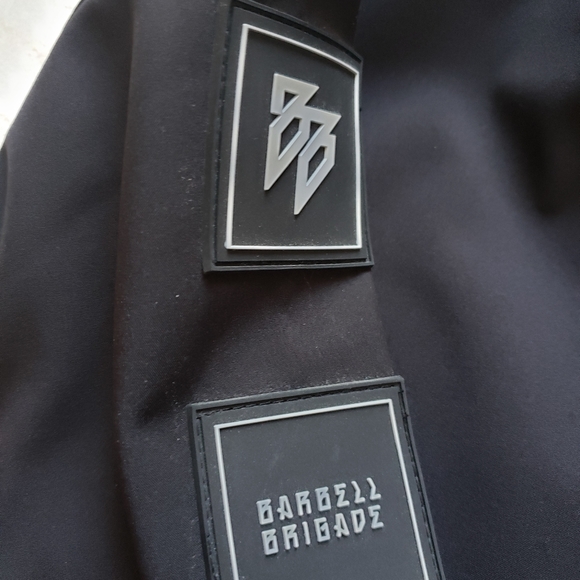 Barbell Brigade Soft Shell Black Jacket Medium - Picture 5 of 6